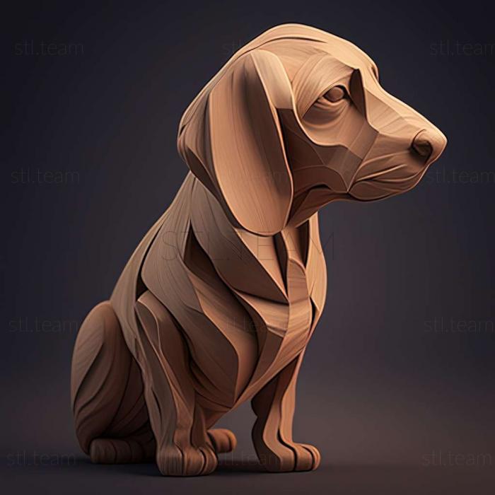 3D model Dog (STL)